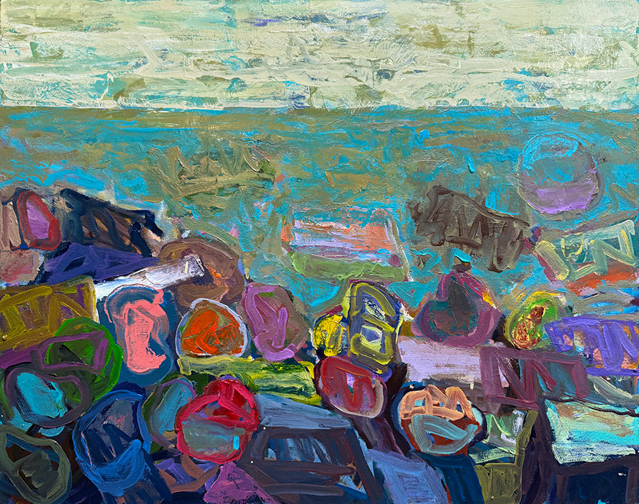 Scotty Stevenson, Morse Code painting, Seaworthyed